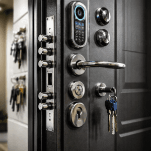 какие замки устанавливают во входные металлические двери